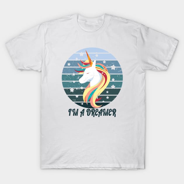 Dreamer Retro T-Shirt by CandD